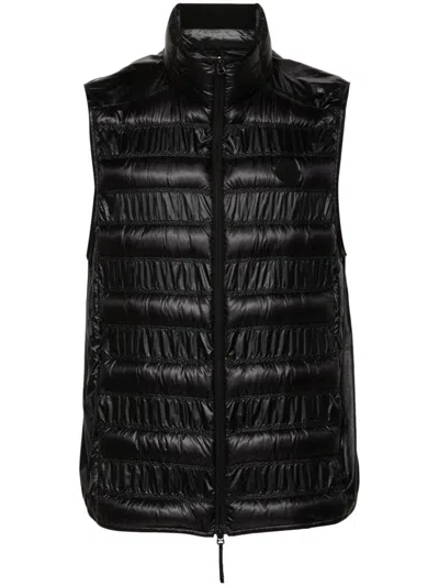 Moncler Lautaret Padded Ripstop Gilet In Black