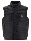 Moncler Ollon Down-feather Padded Gilet In Black