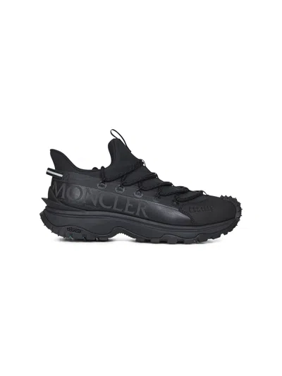 Moncler Men Black Ripstop Trailgrip Lite 2 Sneakers
