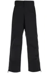 MONCLER MEN'S BLACK TECHNICAL-NYLON SKI PANTS FOR FW23