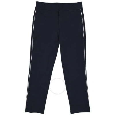 Moncler Men's Blue Logo-patched Sweatpants