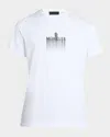 Moncler Gradient Logo T-shirt In White