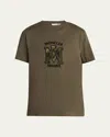 Moncler Men's Camouflage Logo Crewneck T-shirt