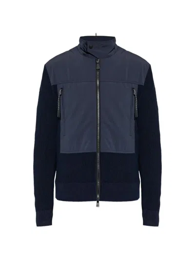 Moncler Men's Cardigan For Spring/summer 2026 In Blue