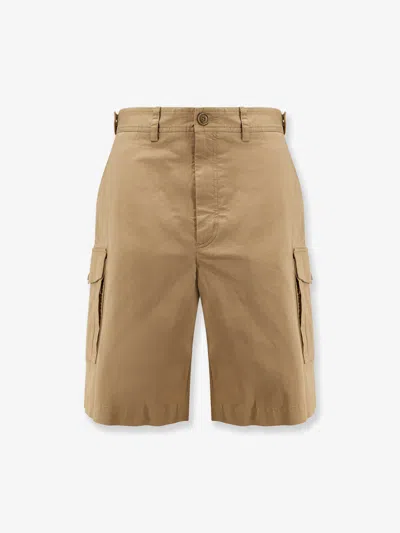 Moncler Men Cargo Cotton Shorts