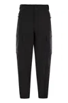 Shop Moncler Men's Cargo Pants In Black