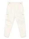 Moncler Cargo-pocket Regular Trousers In White
