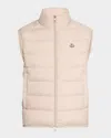 Moncler Waistcoats In Medium Beige