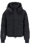 Moncler Grenoble Black Stretch Nylon Angren Down Jacket In Black