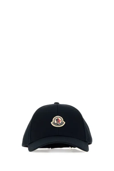 Moncler Men's Cotton Baseball Cap In Black