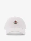 Moncler Logo Cotton Gabardine Baseball Cap In Multi