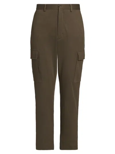 Moncler Men's Cotton-blend Cargo Trousers In Canteen