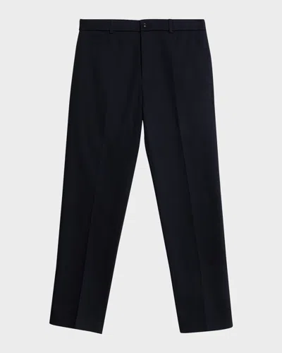 Moncler Men's Cotton Blend Tailored Pants In Black