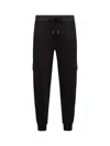 Moncler Jogginghose Aus Einem Baumwollgemisch In Black