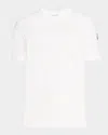 Moncler Men's Cotton-cashmere T-shirt In Natural