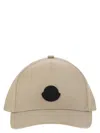 Moncler Men Cotton Gabardine Baseball Cap In Multicolor