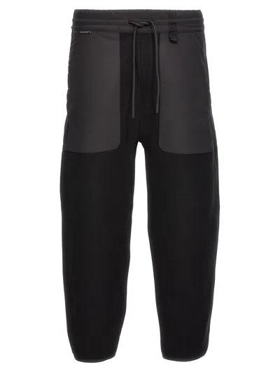 Moncler Men Cotton Joggers In Black