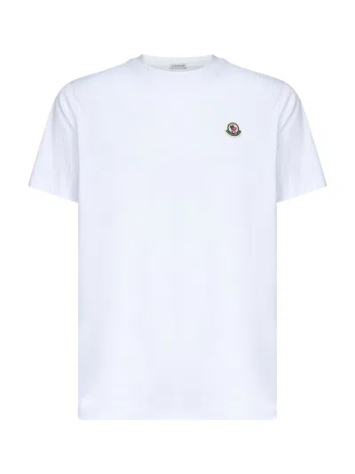 Moncler Men Cotton Pack Of Three Logo Patch T-shirts