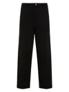 Moncler Men's Cotton Pants In Black