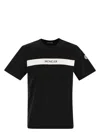 Moncler Men's Cotton T-shirt With Rubberised Logo