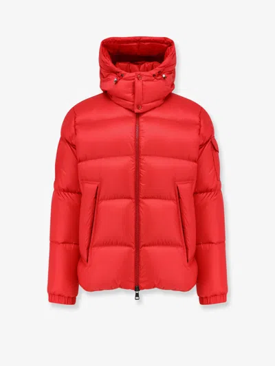 Moncler Men Couyere Nylon Down Jacket In Red