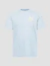 Moncler Men's Crew-neck T-shirt In Cotton In Blue