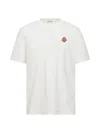Moncler Logo Patch Cotton T-shirt In White