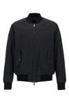 Moncler Barn Reversible Bomber Jacket In Black