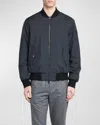 Moncler Barn Reversible Bomber Jacket In Black