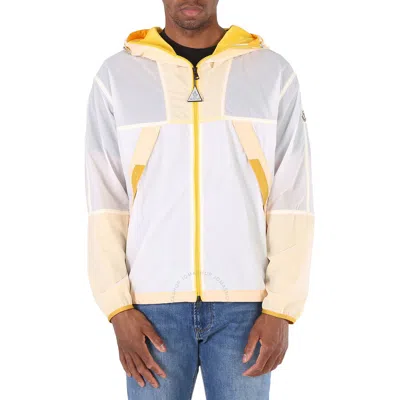 Moncler Doi Hooded Raincoat In Yellow