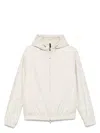 Moncler Domene Hooded Jacket In Lightbeige