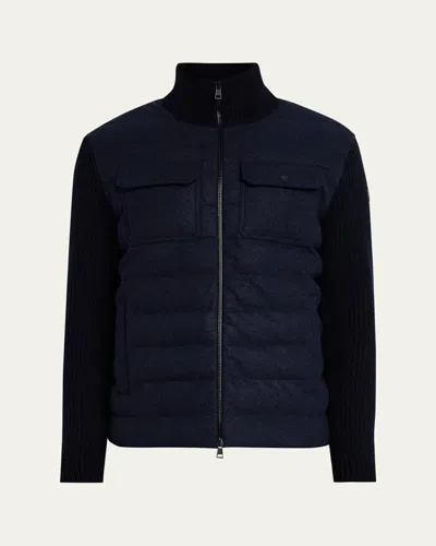 Moncler Tricot Cardigan In Black