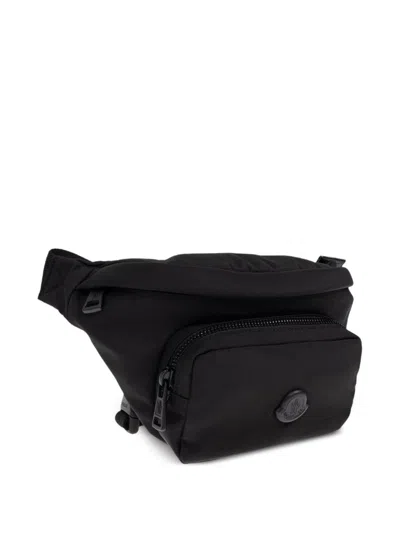 Moncler Men Durance Bum Bag In Black