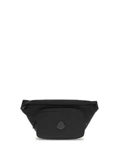 Moncler Men Durance Fanny Pack In Black