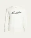 Moncler Logo-embroidered Sweatshirt In Natural
