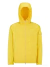Moncler Etiache Logo-patch Jacket In Openyellow
