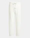 Moncler Men's Fleece Sweatpants In Natural