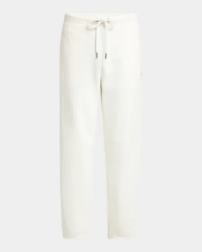 Moncler Men's Fleece Sweatpants In Natural
