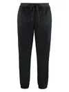 Moncler Grenoble Fleece Trousers In Black