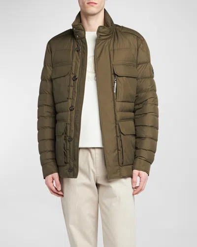 MONCLER MEN'S FUCIADE DOWN NYLON FIELD JACKET