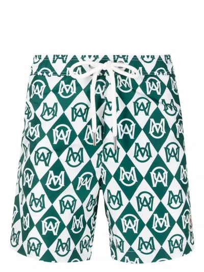 Moncler Men's Fw24 Beachwear In S80 Color In Silver
