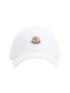 Moncler Logo Cotton Gabardine Baseball Cap
