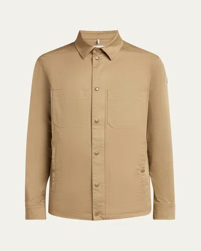 MONCLER MEN'S GABARDINE OVERSHIRT