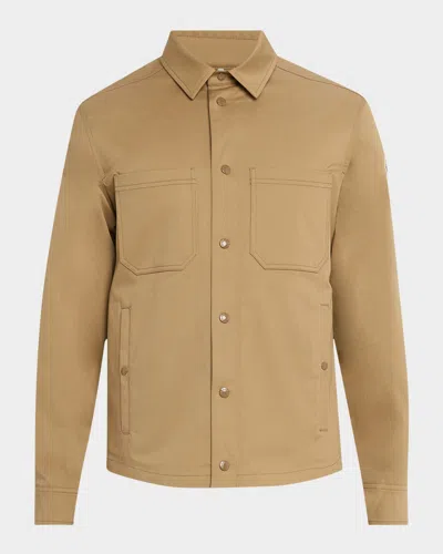 MONCLER MEN'S GABARDINE OVERSHIRT