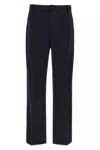 Moncler Waistband Loop Casual Pants In Blue
