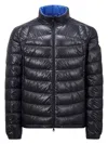Moncler Galeso Quilted Down Jacket In Grey