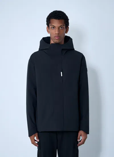 Moncler Men Gatillier Hooded Short Down Jacket In Blue