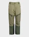Moncler High Performance Nylon Ski Pants In Light Green