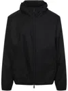 Moncler Granier Zip-up Windbreaker Jacket In Black