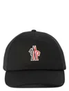 Moncler Logo-patch Baseball Cap In Black